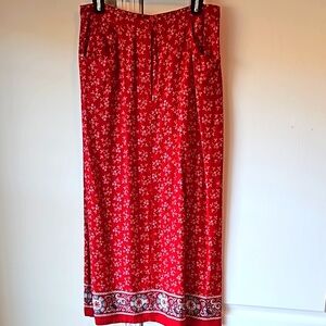 Crazy Horse Patterned Skirt